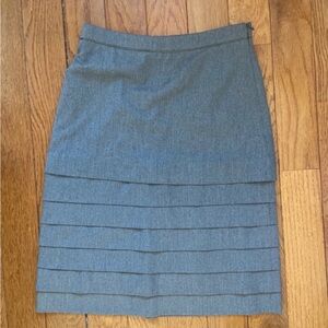 Emporio Armani Gray Pencil Skirt